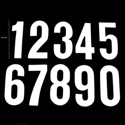 Tmv Digits 150mm White ''4'' (20Pcs)