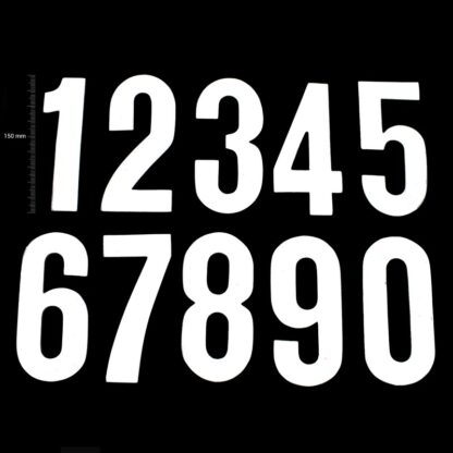 Tmv Digits 150mm White ''5'' (20Pcs)