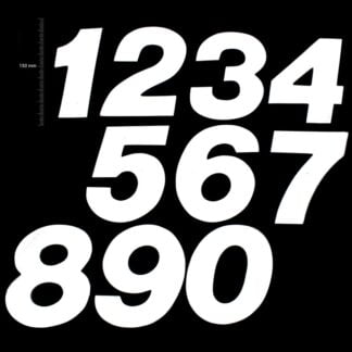 Tmv Mx Digits 150mm White ''0'' (3Pcs)