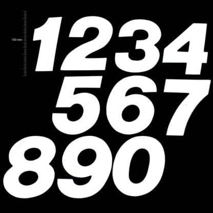 Tmv Mx Digits 150mm White ''0'' (3Pcs)