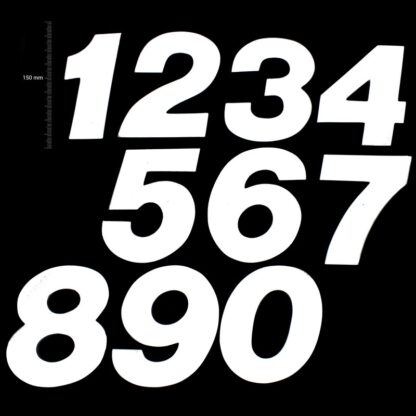 Tmv Mx Digits 150mm White ''4'' (3Pcs)