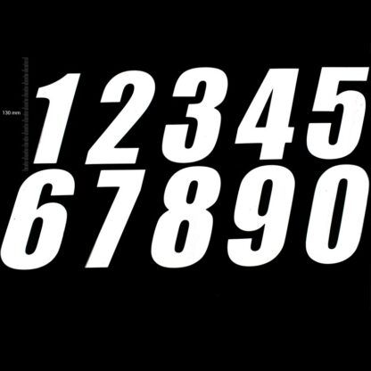 Tmv Pro Digits 130mm White ''8'' (3Pcs)
